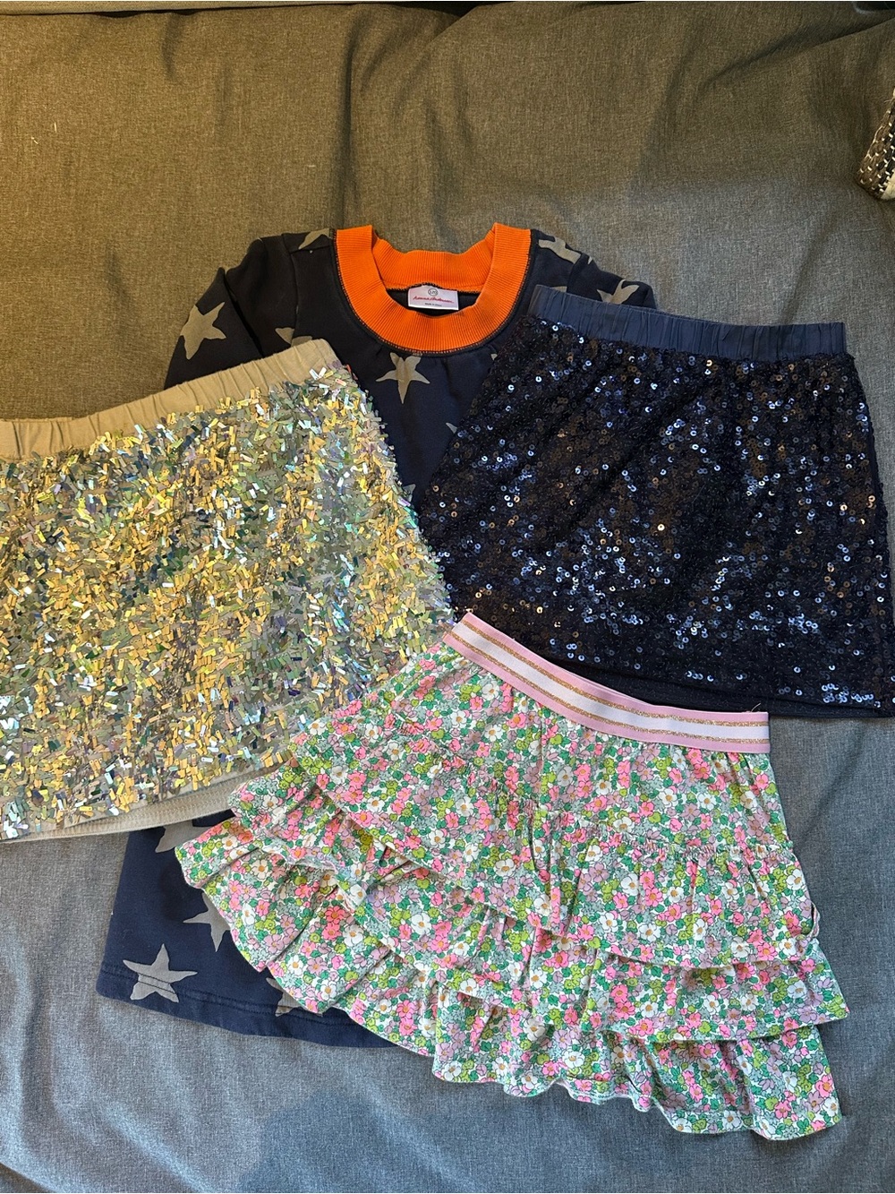 Girls Skirt (3) and Dress (1) Bundle - Crewcuts, Boden and Hanna